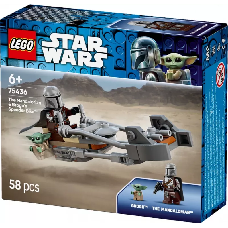 LEGO STAR WARS 75436 O Mandaloriano e a speeder bike do Grogu