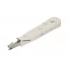 Ferramenta de inserção Krone Extralink NT-T002, lâmina em aço temperado, cabo em plástico, função de bloqueio, cinzento/branco