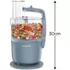 Robot de cozinha Kenwood FDP23.140GY MultiPro Go — picadora compacta portátil, cinzento