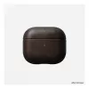 Capa de pele Nomad V3 Rustic Brown para AirPods — proteção em pele para o estojo de carregamento dos AirPods