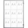 Maulextraslim - alumínio - vidro - plástico - alumínio - 963 x 711 x 27 mm - 9 x A4 (6820908)