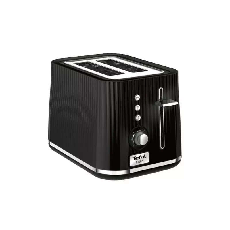 Torradeira Tefal Loft 2S TT761838, 2 fatias, preta