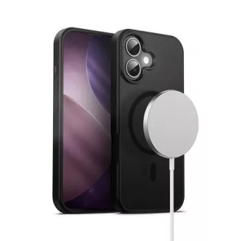 Capa Crong Hybrid Frost MAG para iPhone 17 Frosted preto