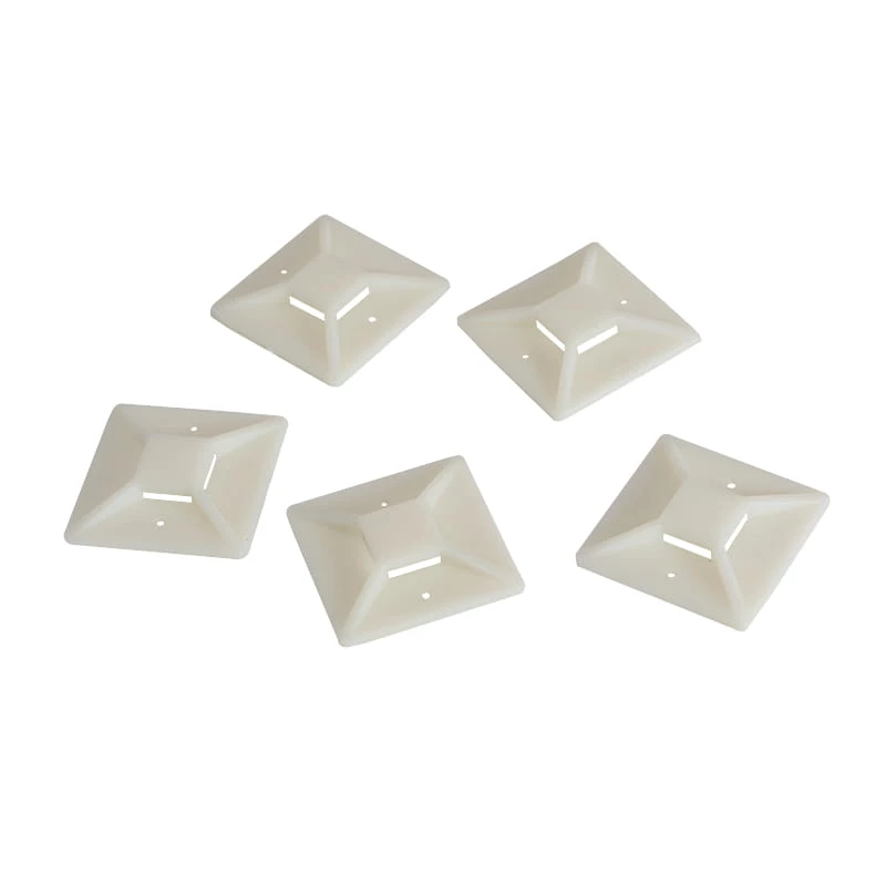 Suportes para abraçadeiras LogiLink, base adesiva 40 x 40 mm para abraçadeiras, suporte de abraçadeiras: 14,3 x 2,7 - 1 unid. (KAB0045)