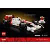 Conjunto LEGO McLaren MP4/4 Ayrton Senna 10330 — modelo LEGO ICONS à escala