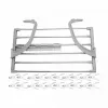 Prateleira Jata HTEN2402 em polipropileno e aço inoxidável dobrável 58×32×4,7 cm