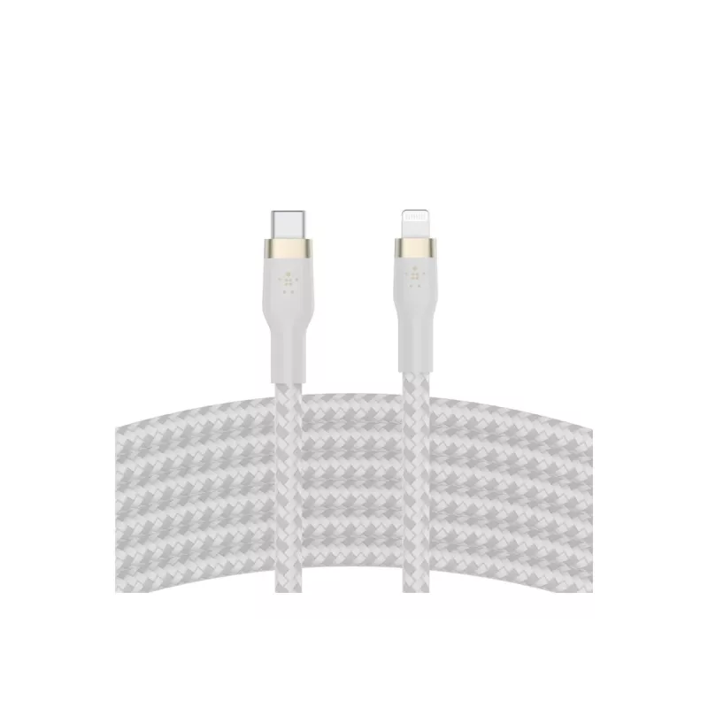 Belkin CAA011BT3MWH Cabo Lightning 3 m branco