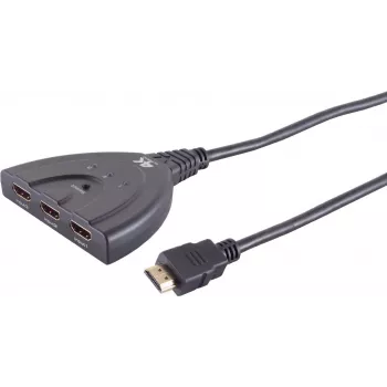Comutador HDMI 3x1 ShiverPeaks SP05-02007 4K60Hz Eco