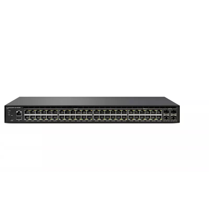 Lancom GS-4554X - Switch - L3 - gerido - 36 x 10/100/1000 + 12 x 2.5GBase-T + 4 x 1 Gigabit / 10 Gigabit SFP+ + 2 x 10/40 Gigabit QSFP+ (Uplink / Stacking)