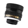 Adaptador para sistemas de refrigeração líquida PHANTEKS PH-RA_BK_MF – preto acetinado, compatível com componentes Phanteks Glacier