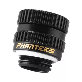 Adaptador para sistemas de refrigeração líquida PHANTEKS PH-RA_BK_MF – preto acetinado, compatível com componentes Phanteks Glacier