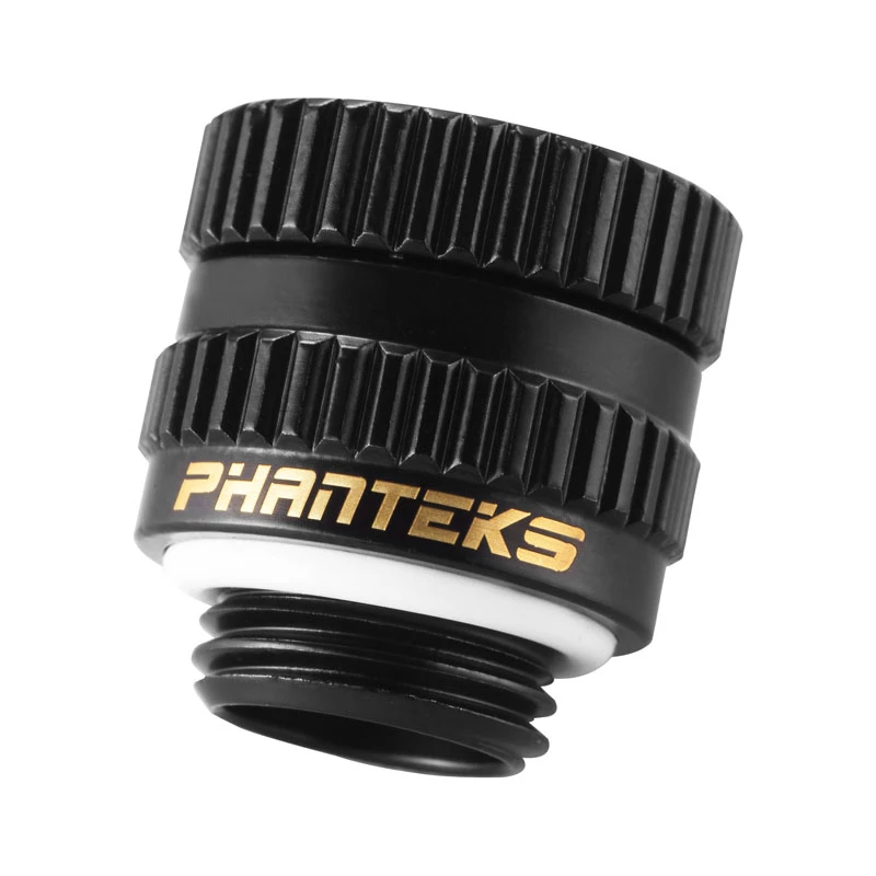 Adaptador para sistemas de refrigeração líquida PHANTEKS PH-RA_BK_MF – preto acetinado, compatível com componentes Phanteks Glacier