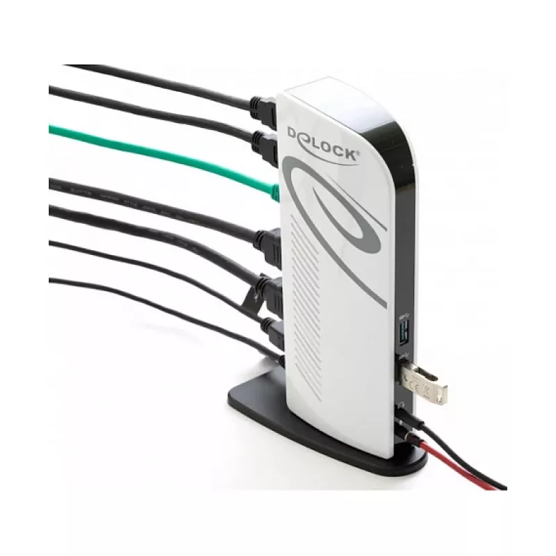 Docking station USB DeLOCK 87771 Dual HDMI Full-HD USB 3.2 LAN Áudio
