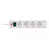 Brennenstuhl Bremounta - Extensão elétrica - tomadas de saída: 4 - 1,5 m - branco