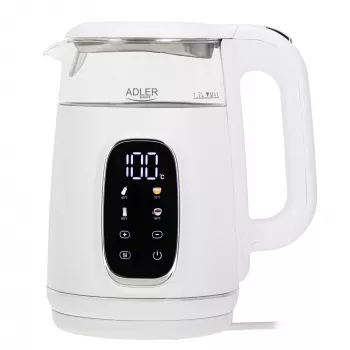Chaleira elétrica ADLER AD 1305 branco/prateado