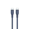 Cabo CANYON CC60SC10 C-C 60W 1m silicone azul-escuro