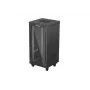 Armário rack autónomo LANBERG FF01-6624-12BL 24U 19 polegadas 600×600 mm, IP20, 1200 kg, preto