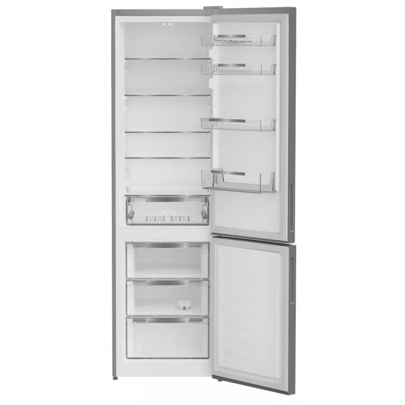 Frigorífico INDESIT | INKS 1401 S4E1 | Classe de eficiência energética E | Independente | Combinado | Altura 202,5 cm | Capacidade útil do compartimento de refrigeração 266 L | Capacidade útil do compartimento de congelação 120 L | 38 dB | Prateado