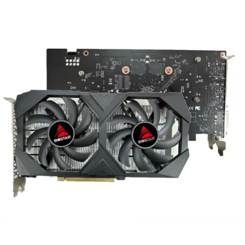 Placa gráfica BIOSTAR GeForce RTX 3050 6GB GDDR6 PCIe 4.0, 2304 núcleos CUDA, 96-Bit, 2 ventoinhas, 225×43 mm