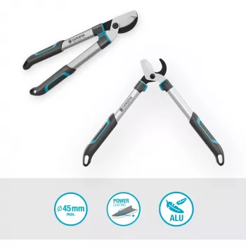 Gardena tesoura de poda EasyCut S cinzento/turquesa 50 cm (12030-88)