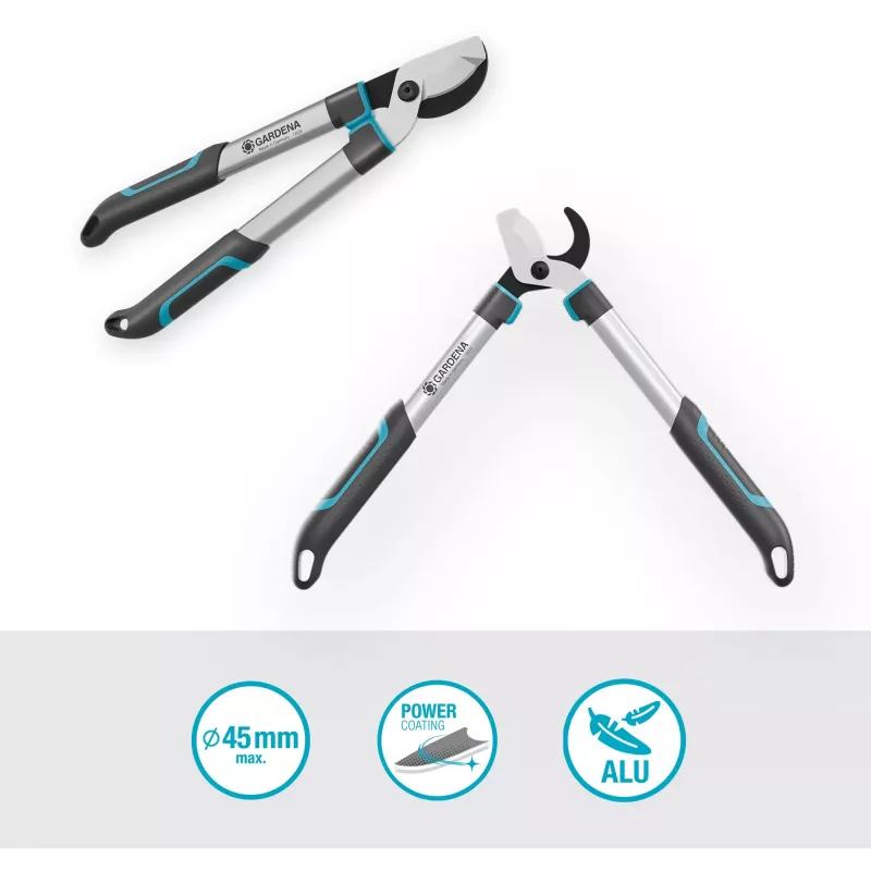 Gardena tesoura de poda EasyCut S cinzento/turquesa 50 cm (12030-88)