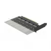 Placa DeLOCK PCI Express x16 para 5 x M.2 Key B / SATA internos