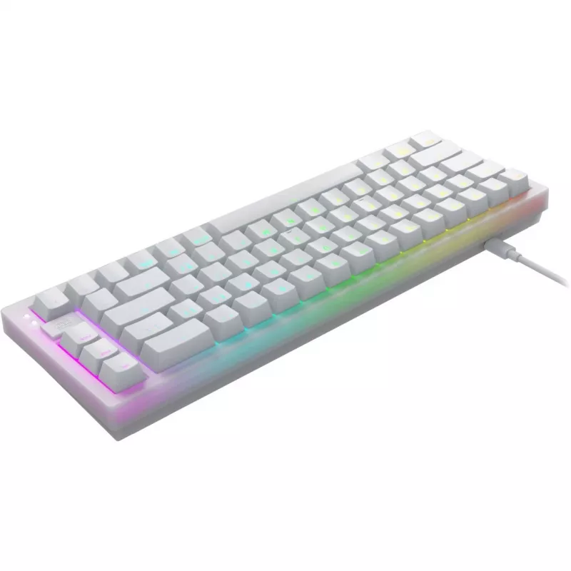 Teclado compacto CHERRY K5V2 Gaming USB QWERTY inglês branco 67 teclas RGB LED