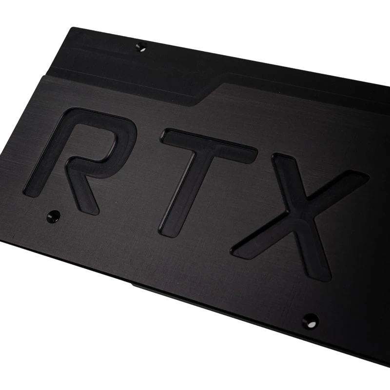 Backplate para kryographics NEXT RTX 2080, Aqua-Computer, refrigeração passiva, modelo 23682