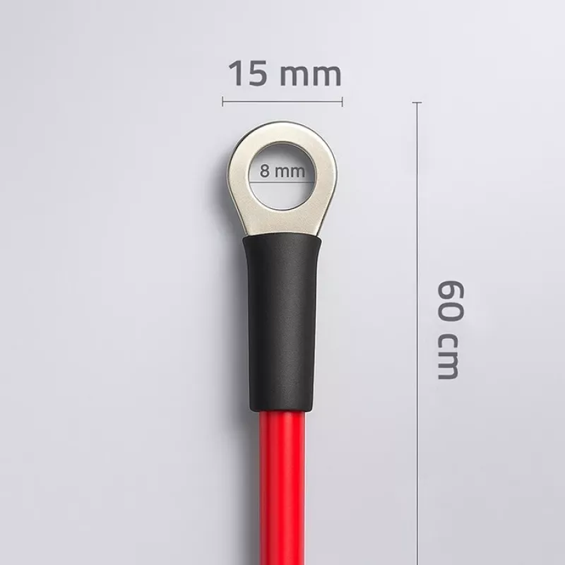 Cabo de bateria QOLTEC com terminais M8, modelo 50986