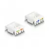 Módulo Keystone DeLOCK RJ45 fêmea para LSA Cat.6A STP com clipe de bloqueio