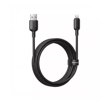 Cabo de carregamento USB Baseus Silky Series 2,4 A, 2 m — cabo de alimentação e carregamento USB