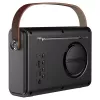 Rádio portátil Savio RS-01 analógico preto
