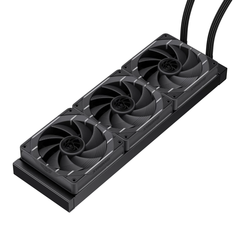 Gamemax | Refrigeração líquida para CPU | HAILSTORM 360 LCD | preto