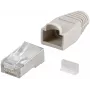 Ficha RJ45 Goobay CAT 5e STP blindada com proteção anti-dobra