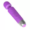 Massageador de clítoris Erolab Wand-M roxo recarregável à prova de água