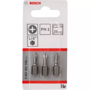 Bosch 2 607 001 508 bits de aparafusar 3 unid.