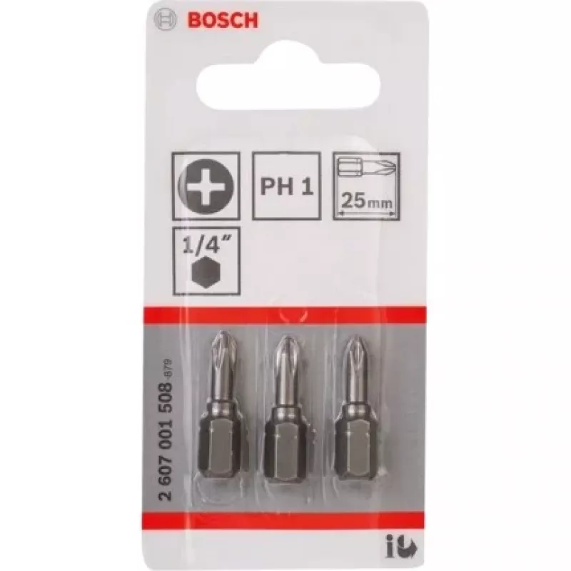Bosch 2 607 001 508 bits de aparafusar 3 unid.