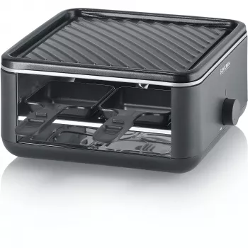 Grelhador de raclette Severin RG 2360 4 pessoas 800 W preto