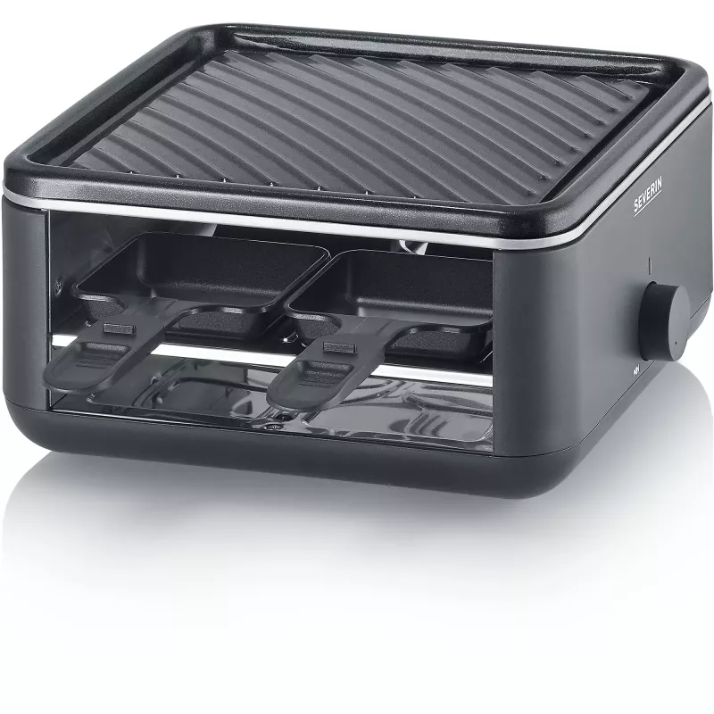 Grelhador de raclette Severin RG 2360 4 pessoas 800 W preto
