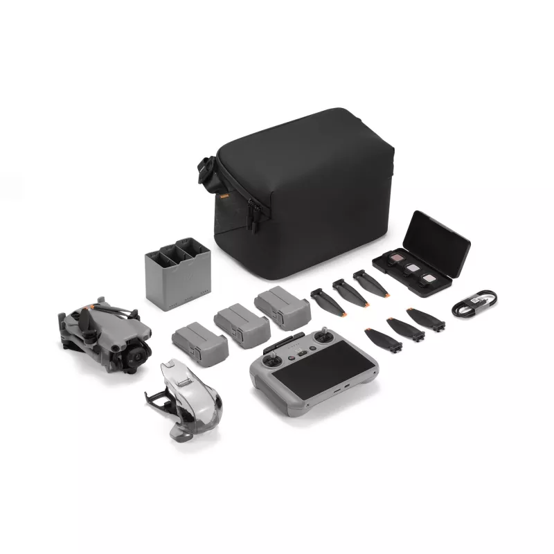 DJI MINI 5 PRO Fly More Combo (RC2) drone leve 249g com sensor de 50MP, Lidar, 3 baterias, comando com ecrã