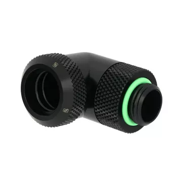Adaptador multi-link Barrow TWT90KND-K14 b 90° G1/4 macho para 14 mm AD tubo rígido rotativo Preto