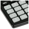 Calculadora de escritório ELEVEN SDC-810NR, visor de 10 dígitos, alimentação dupla, preta