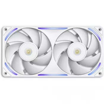 Ventoinha para caixa NZXT F280X RGB 140 mm ARGB - branca, pack de 2