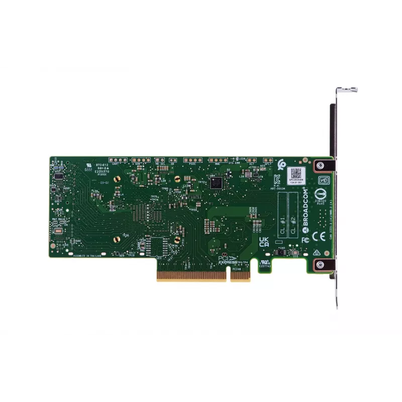 Adaptador HBA interno Broadcom 9500-8i — PCIe SAS/SATA 12 Gbit/s, NVMe, Full-Height/Low-Profile