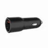 Carregador de automóvel para dispositivos móveis Gembird TA-UC-AC2PDQC38-CAR-01, USB-C, 38 W, 12-24 V, preto