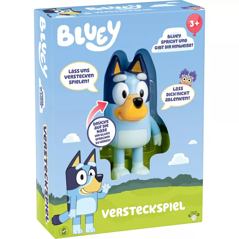 Bluey - jogo das escondidas, figura de brincar