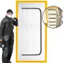 Porta de proteção contra pó para obras XXL, cortina de pó 230 x 135 porta