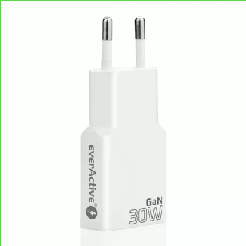 Fonte de alimentação everActive SC-385Q Super slim QC 4 Fast Charging — carregador rápido USB, design compacto