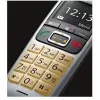 Gigaset E560 telefone DECT telefone identificação de chamada preto, prateado