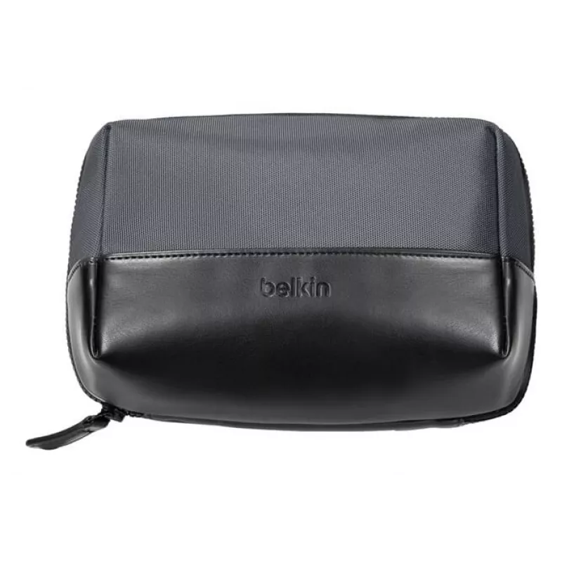 Organizador de viagem Belkin MMA013HQBK design compacto material resistente, bolsa de transporte para cabos e acessórios